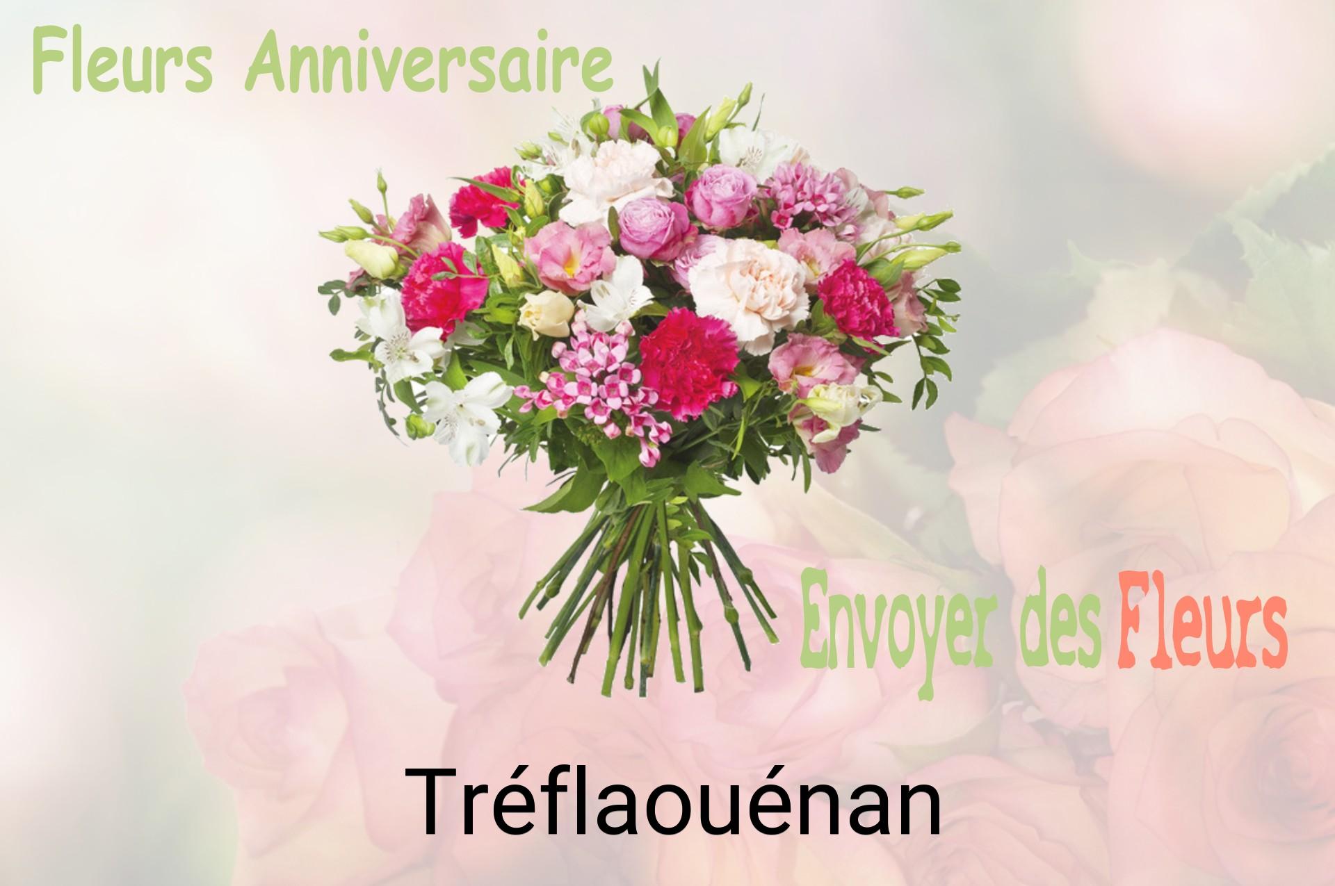 Bouquet de fleurs d’anniversaire livré à Tréflaouénan