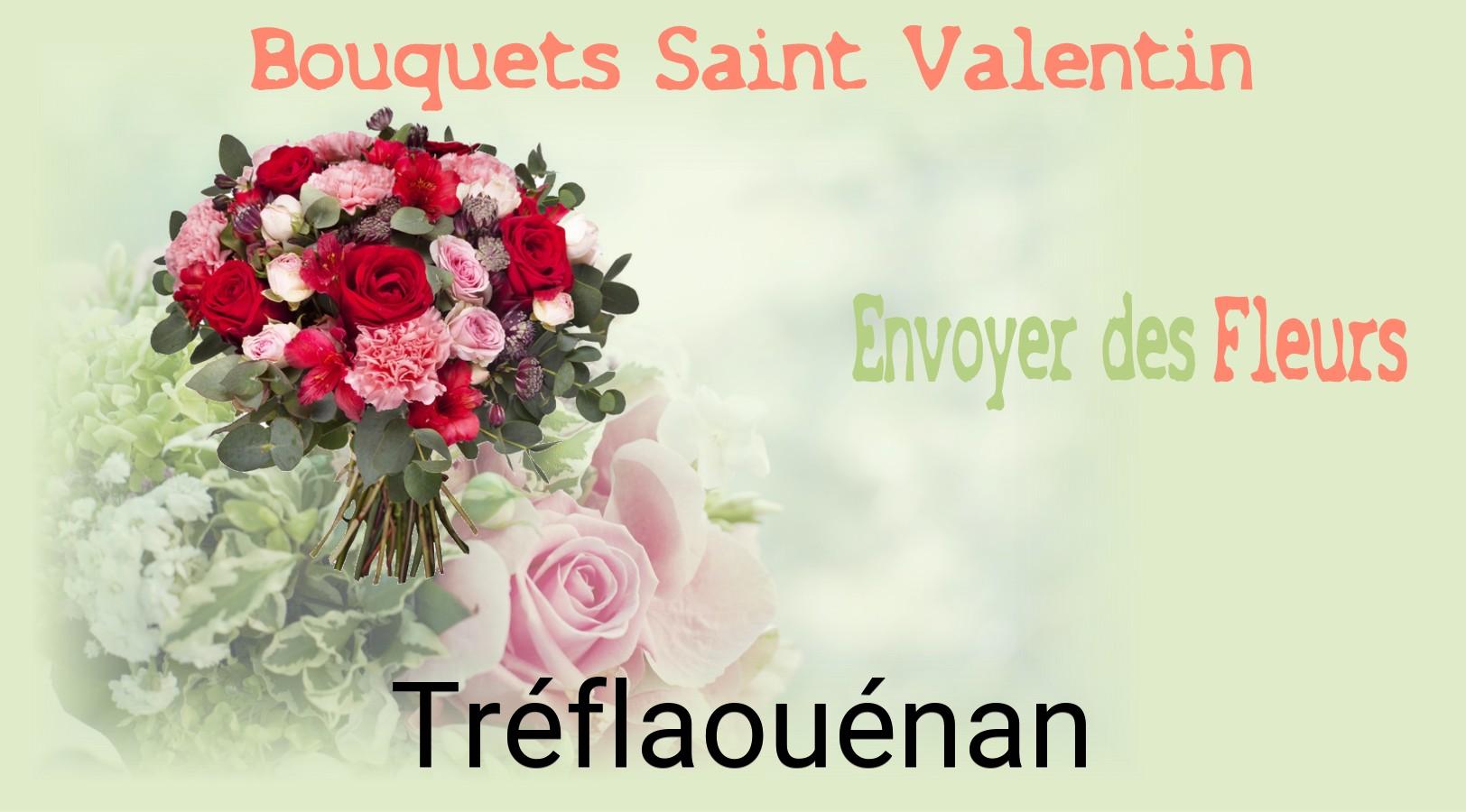 Roses de Saint-Valentin livrées à Tréflaouénan